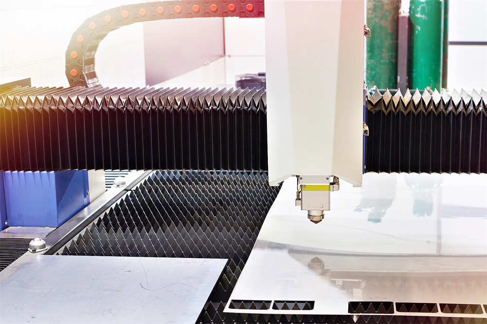 Industrial Laser Cutting Machine in Factory Setting