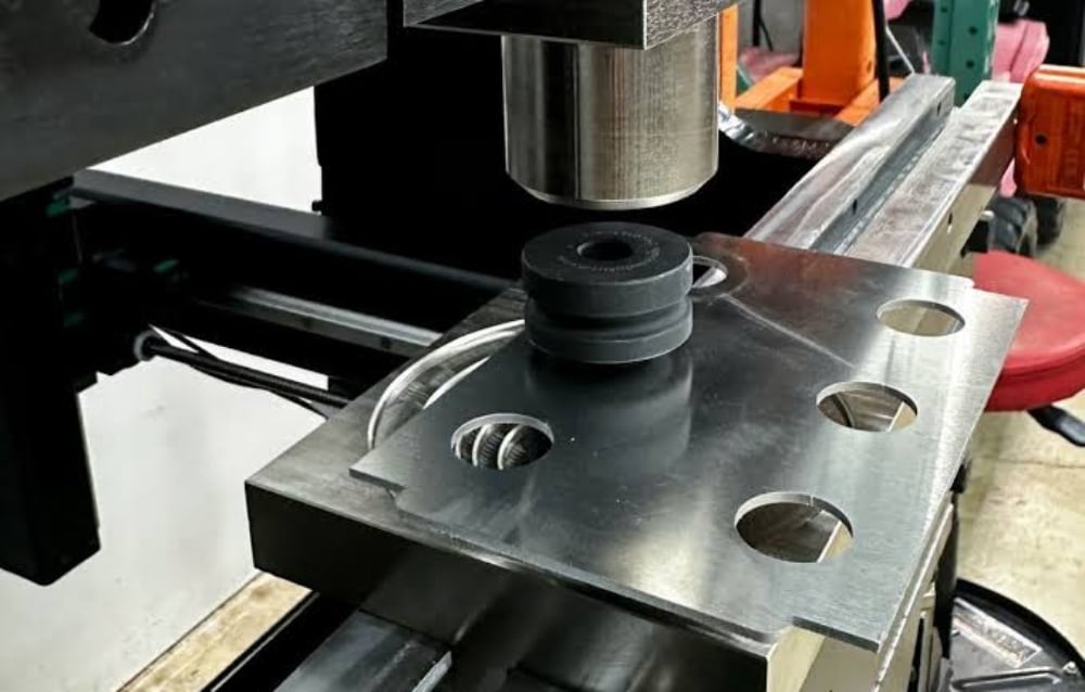 Industrial Punching Machine Tooling Alignment